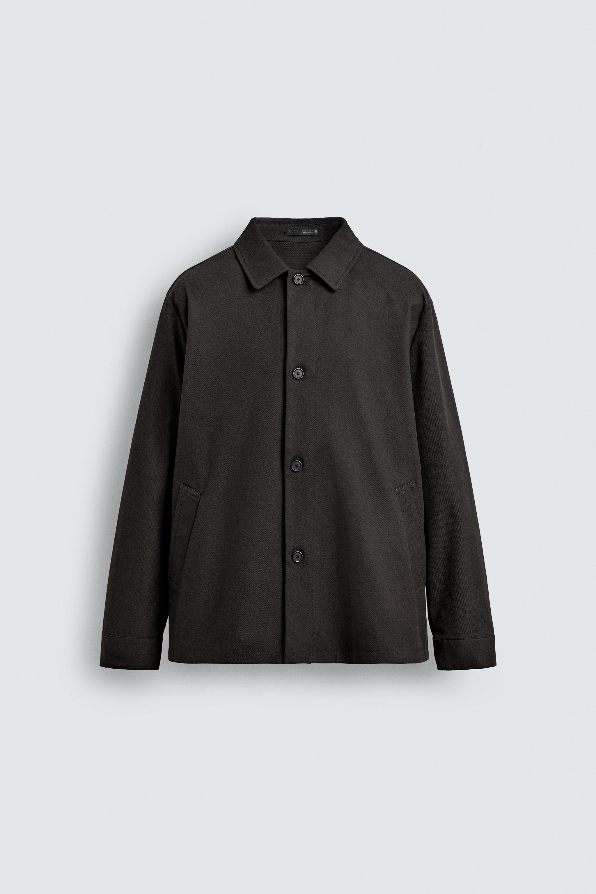 RELAXED FIT TWILL OVERSHIRT